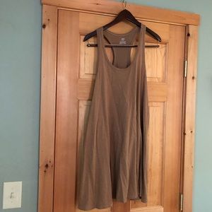 AE Aerie tank dress, brown, size Medium